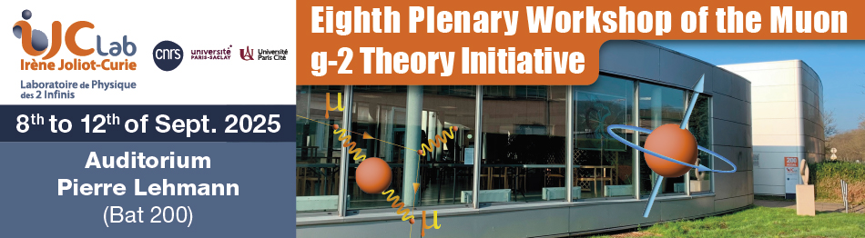 8th Plenary workshop of the Muon g-2 Theory Initiative 2025
